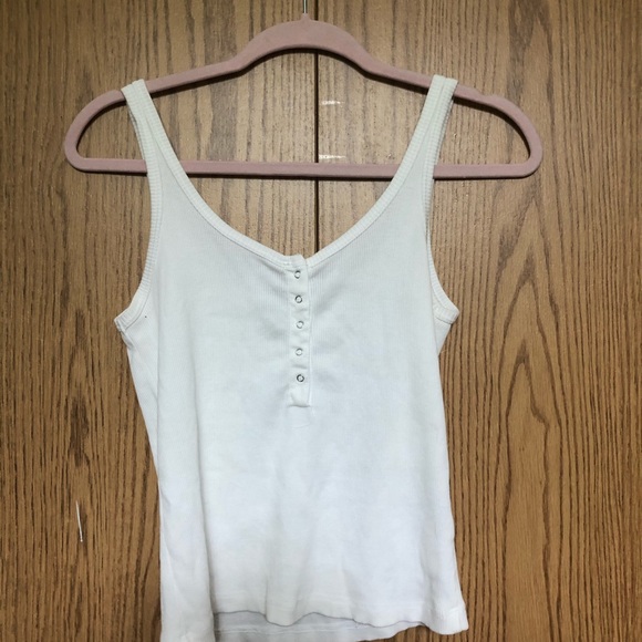 BRANDY MELVILLE WHITE TANK TOP - Picture 1 of 1